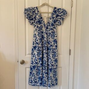 Blue Floral Abercrombie Dress